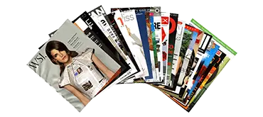 Magazine book cover printing
